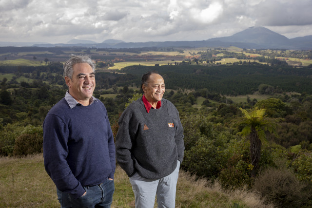 Tuatahi directors John Hura and John Mariu.