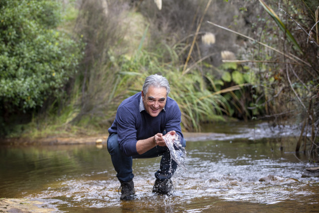 Tuatahi director John Hura says the streams and wetlands in the land managed by the farming partnership may provide the perfect place for kōura farming.